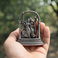 ✨ Radha Krishna Silver Divine Swing Murti ✨
