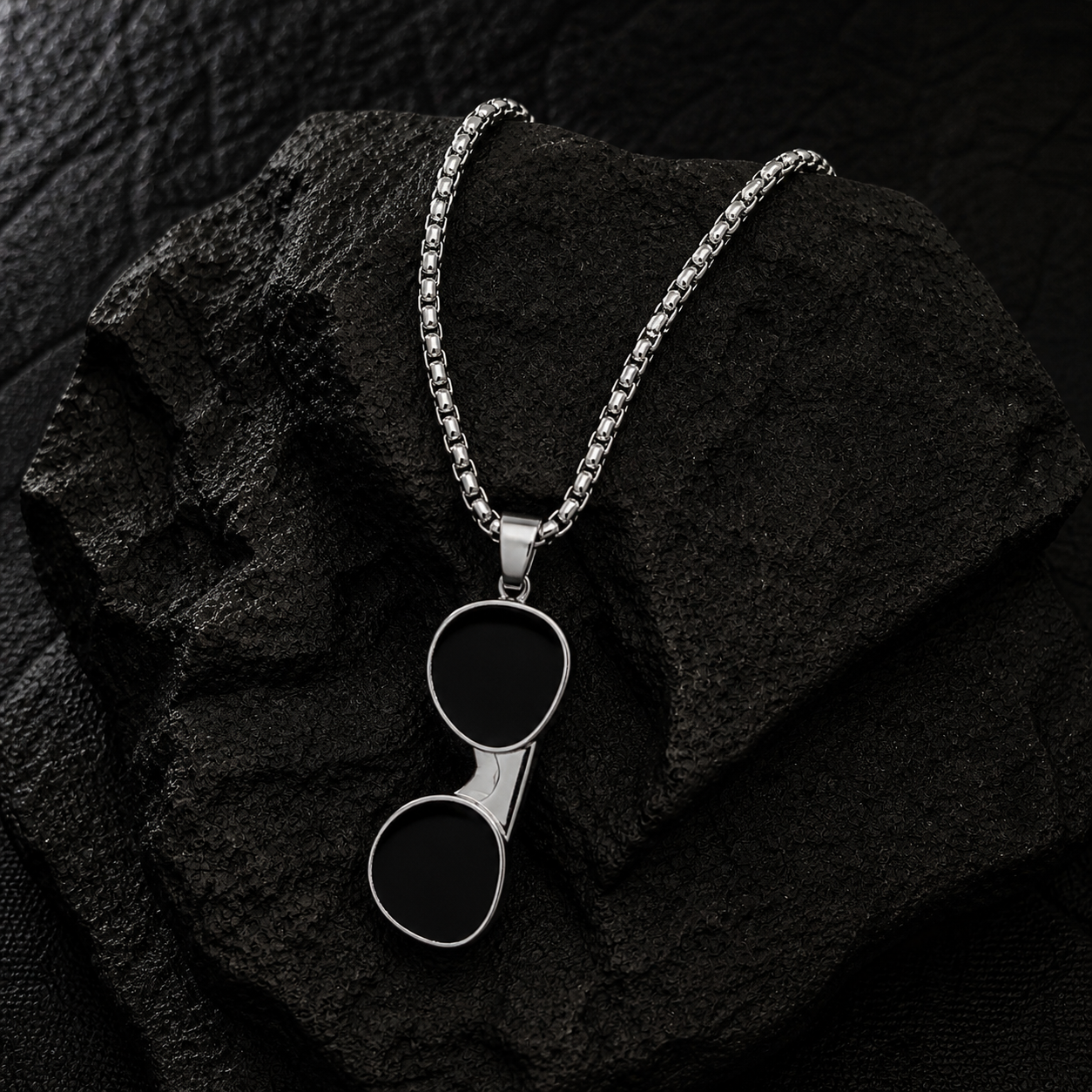 🕶️ Retro Shades Pendant Necklace