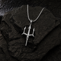 🔱 Trident Power Pendant Necklace