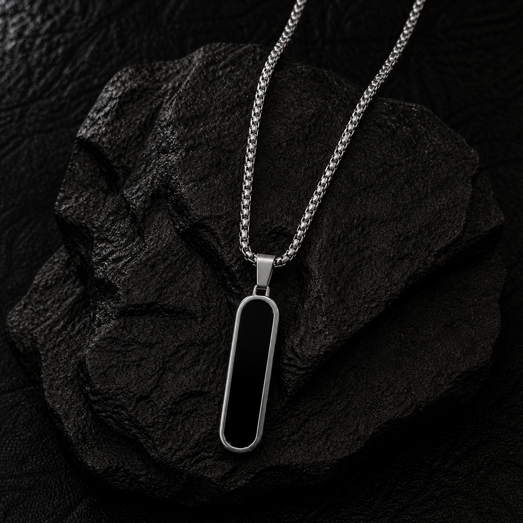 Midnight Minimal Pendant Necklace