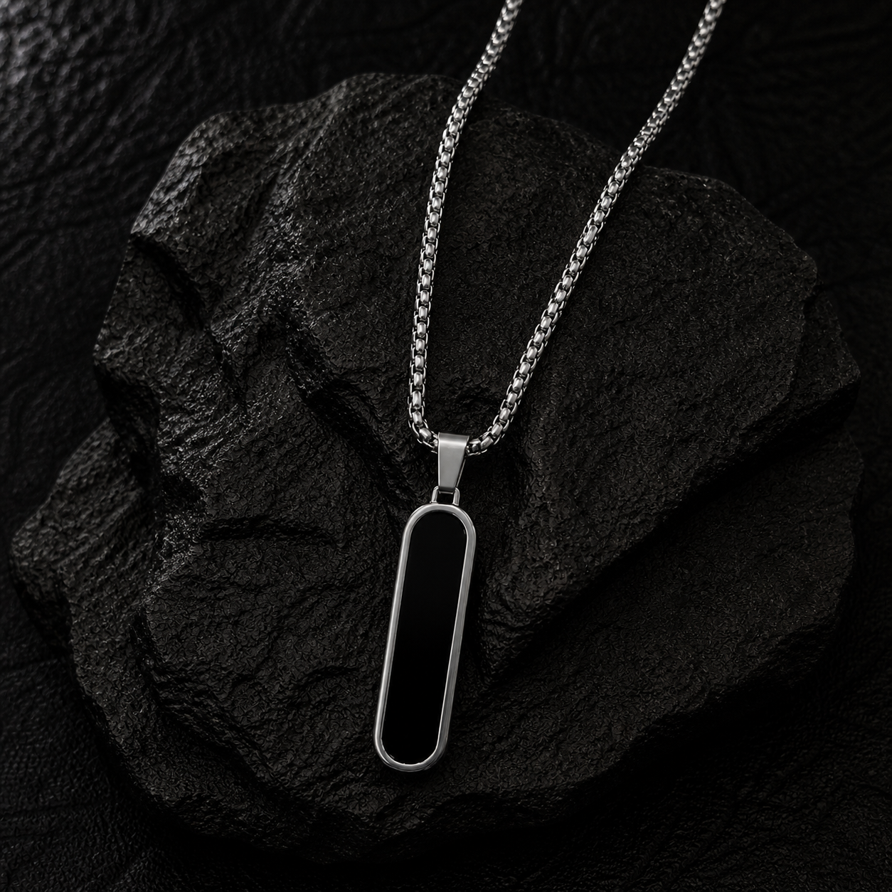 Midnight Minimal Pendant Necklace