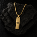 🕉️ Gold Ram Naam Pendant Necklace