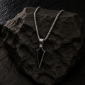 🏹 Shadow Arrowhead Pendant Necklace