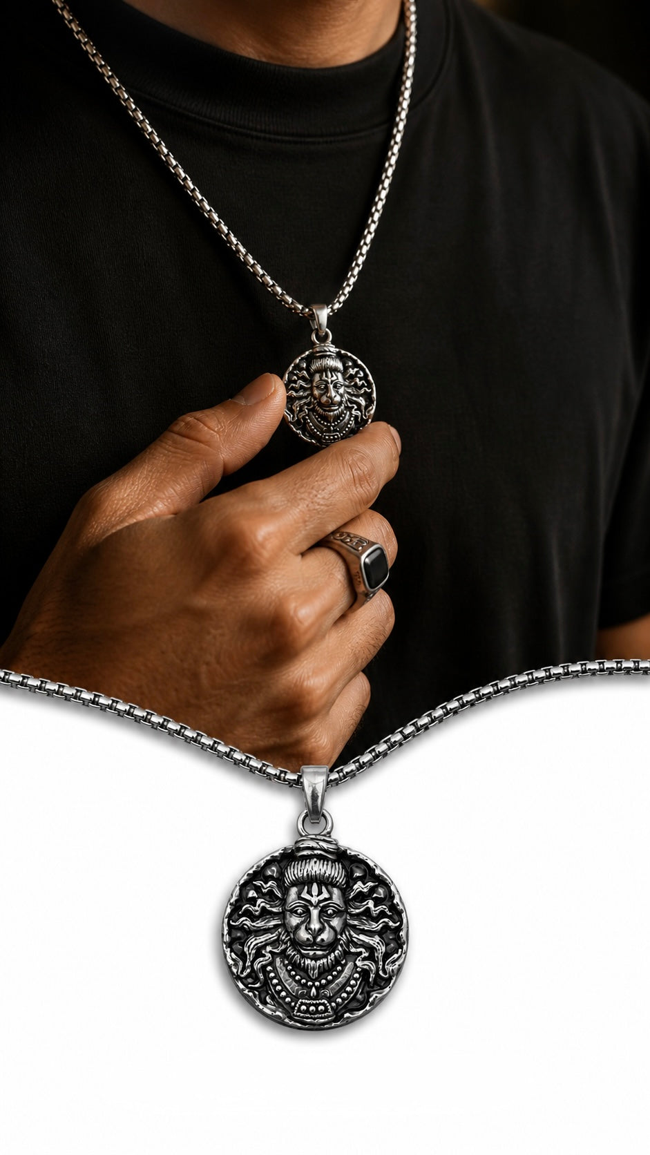 🔱 Divine Mahadev Pendant Necklace