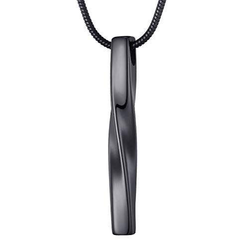 🌑 Phantom Curve Bar Pendant Necklace