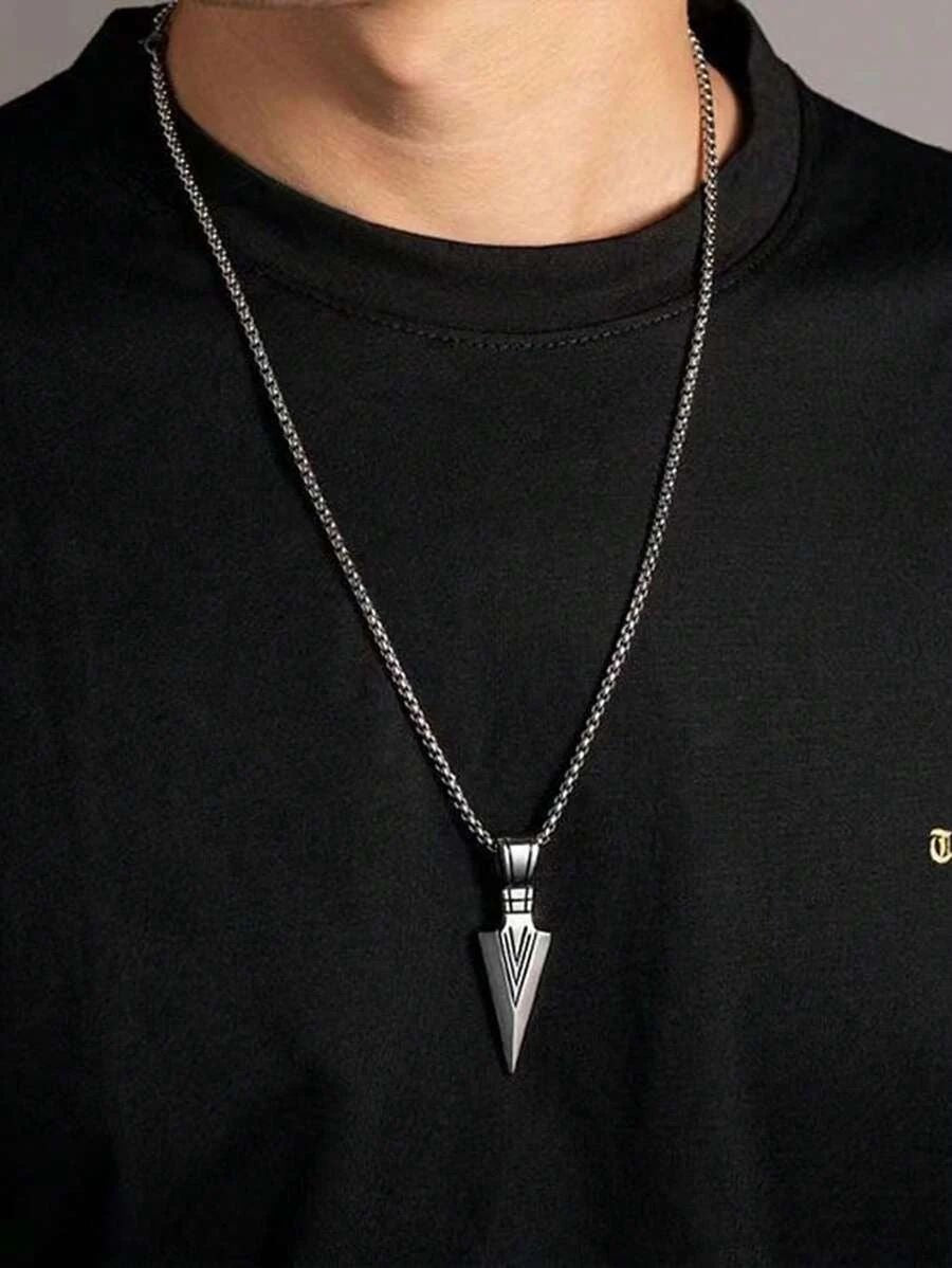 ⚡ Shadow Arrow Pendant Necklace