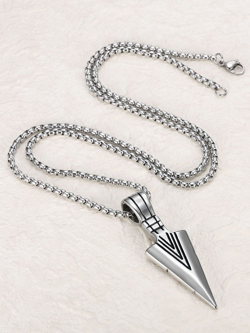 ⚡ Shadow Arrow Pendant Necklace
